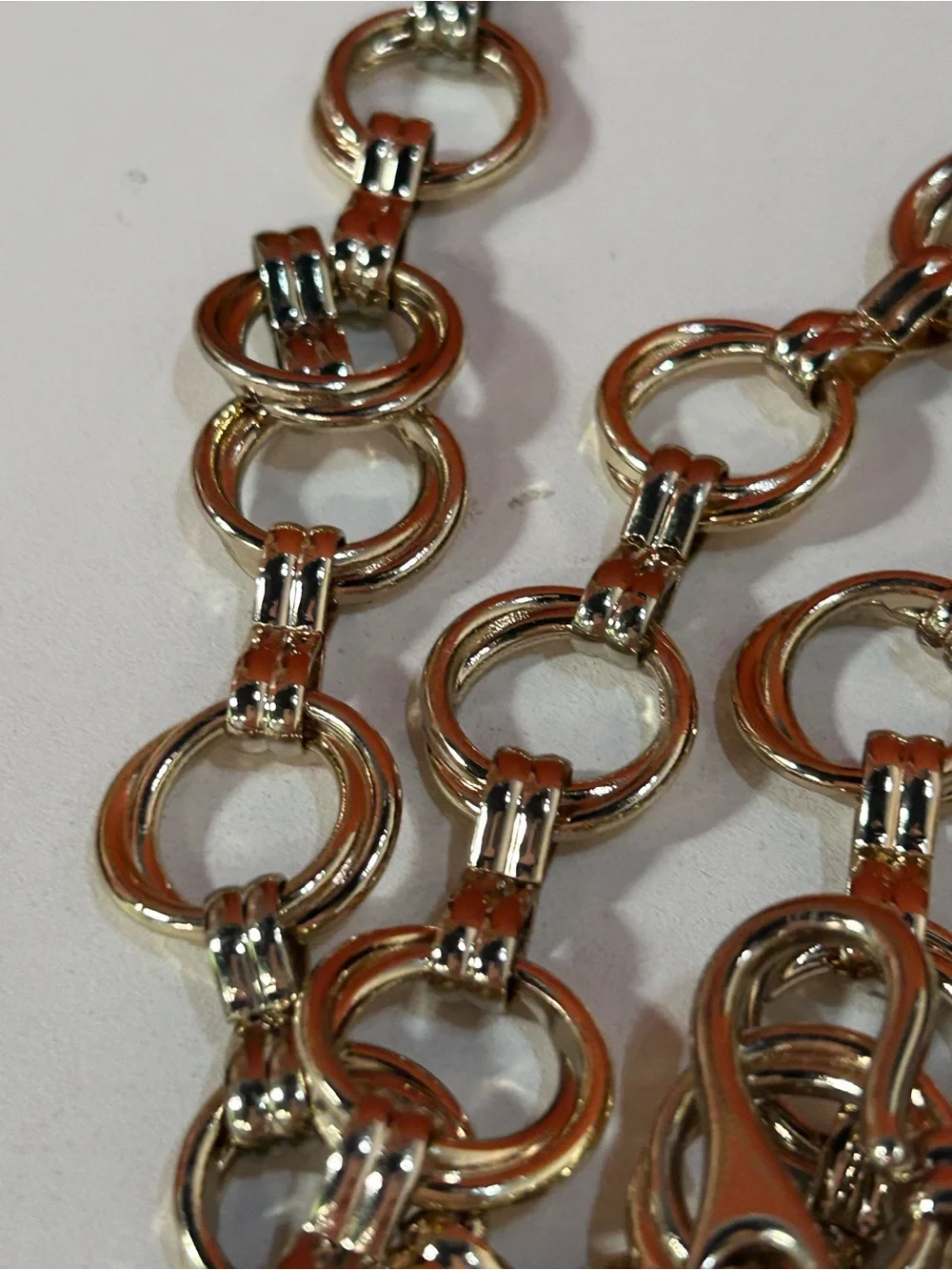 Ralph Lauren gold chain belt great condition